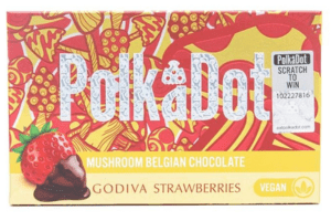 Fake counterfeit PolkaDot bar example 3 — branded flavor names are a fraud indicator