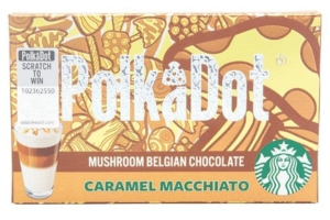 Fake counterfeit PolkaDot bar example 4 — branded flavor names are a fraud indicator