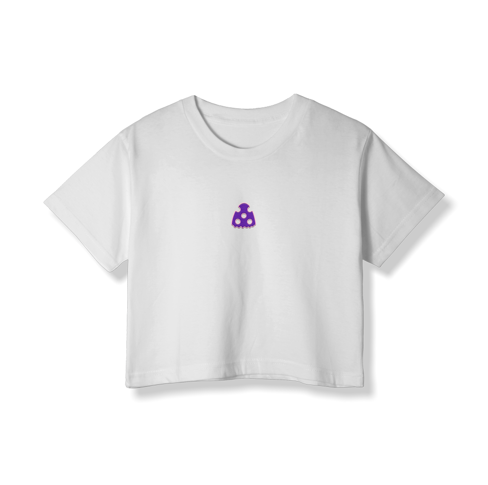 Embroidered PolkaDot Crop Top — mushroom brand apparel | PolkaDot™