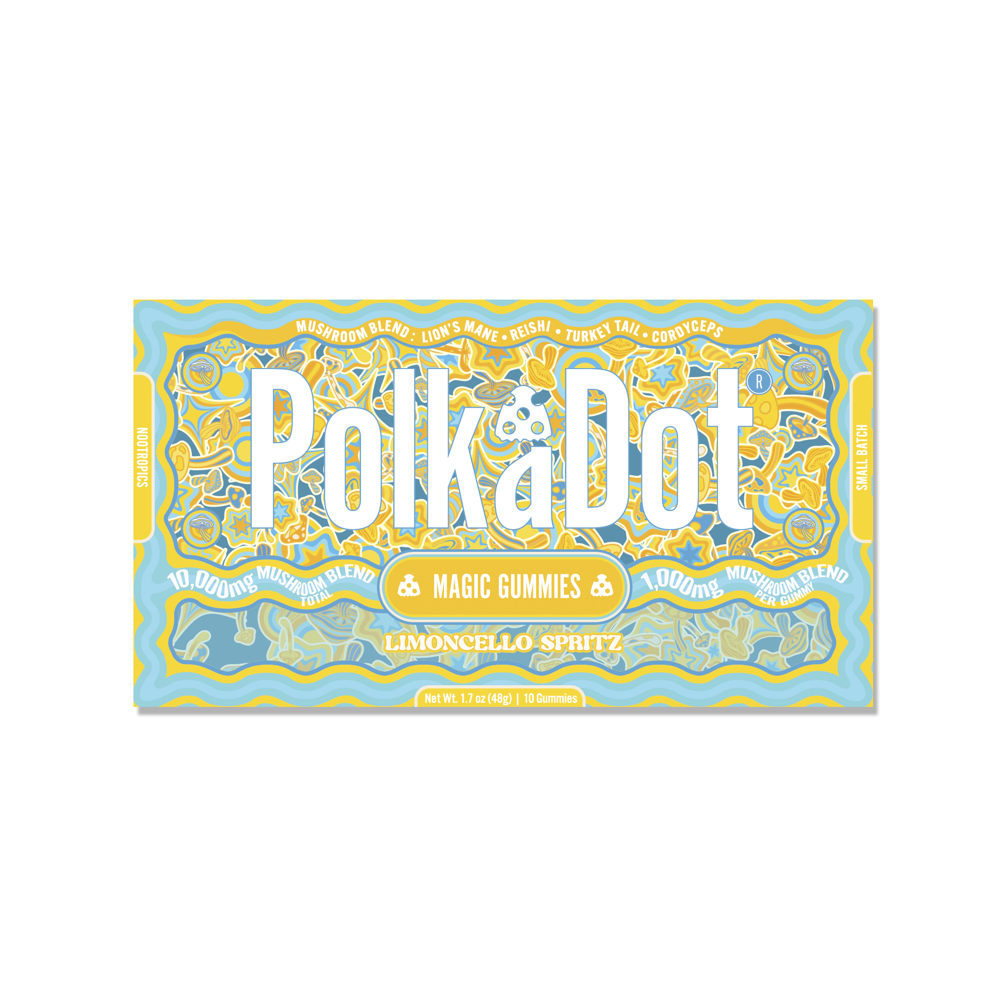 Limoncello Spritz Gummies — organic adaptogen mushroom gummies | PolkaDot™