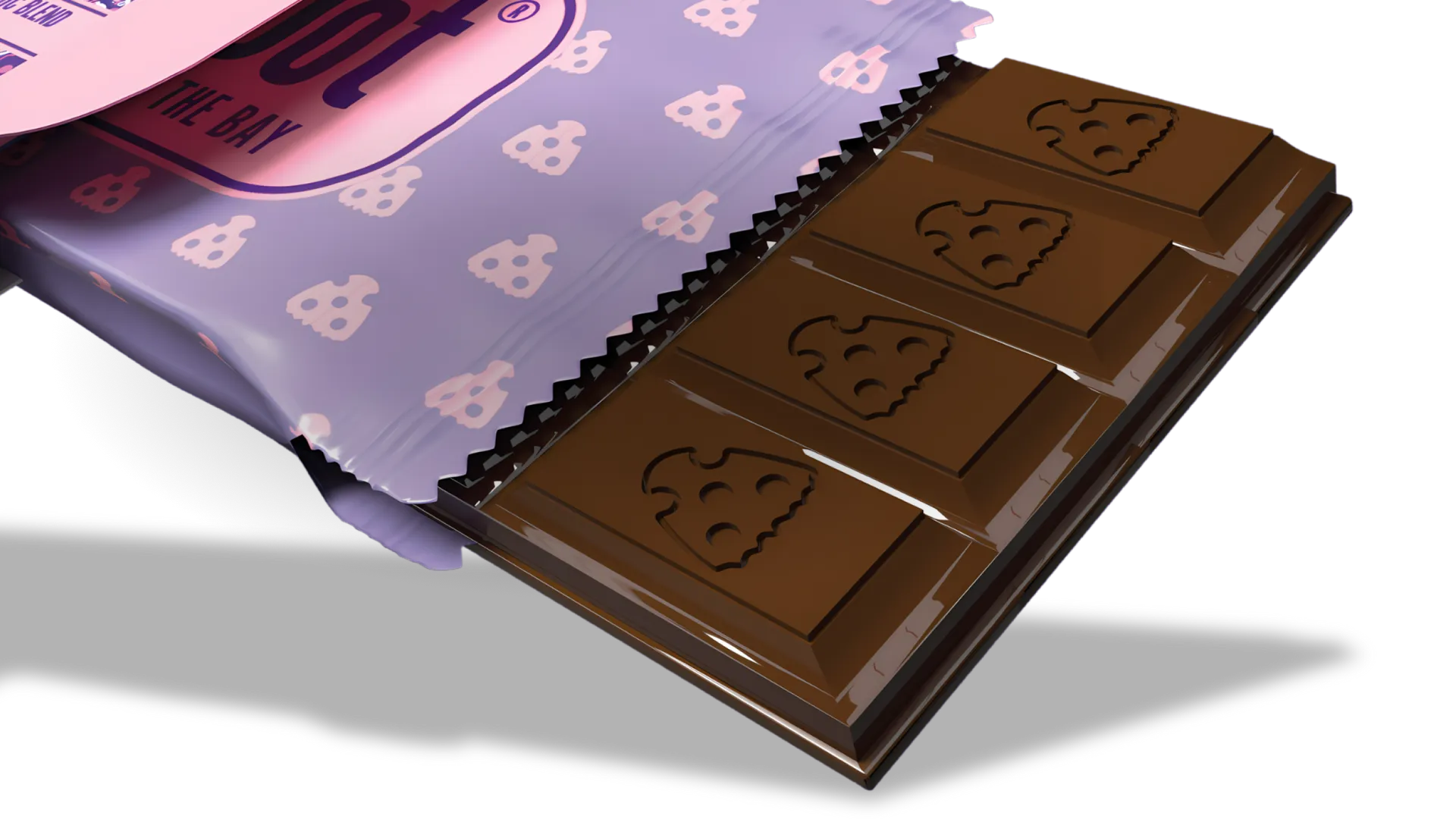 PolkaDot™ organic functional mushroom chocolate bars — 500mg Lion's Mane, Reishi, Cordyceps & Turkey Tail blend, lab-tested, no psilocybin