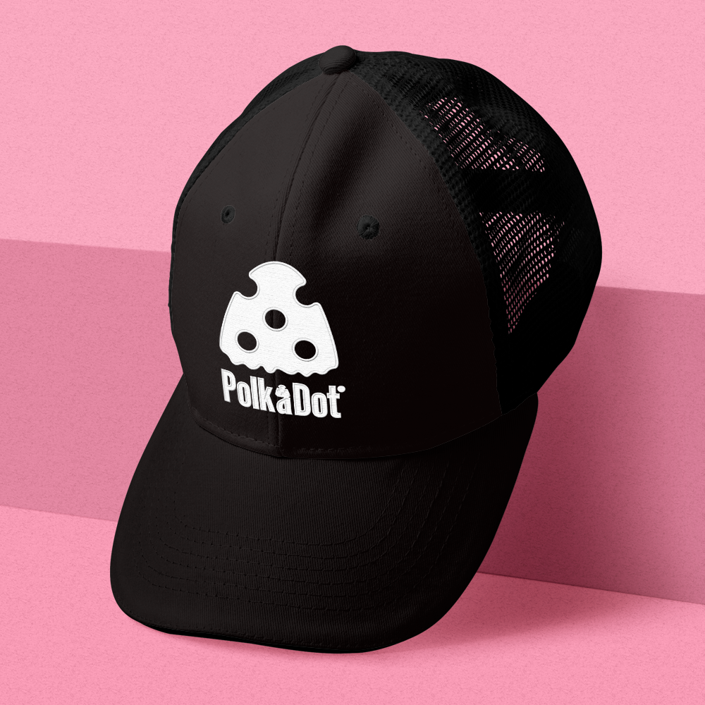 Polkadot Trucker Hat — view 4 | PolkaDot™