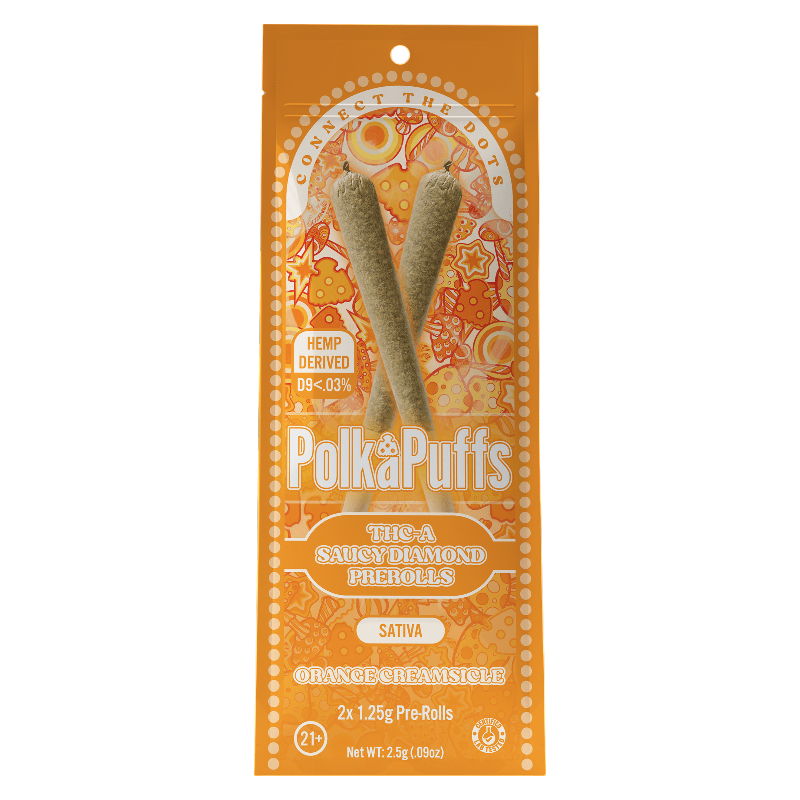 Orange Creamsicle PolkaPuff — PolkaPuff hemp disposable vape | PolkaDot™