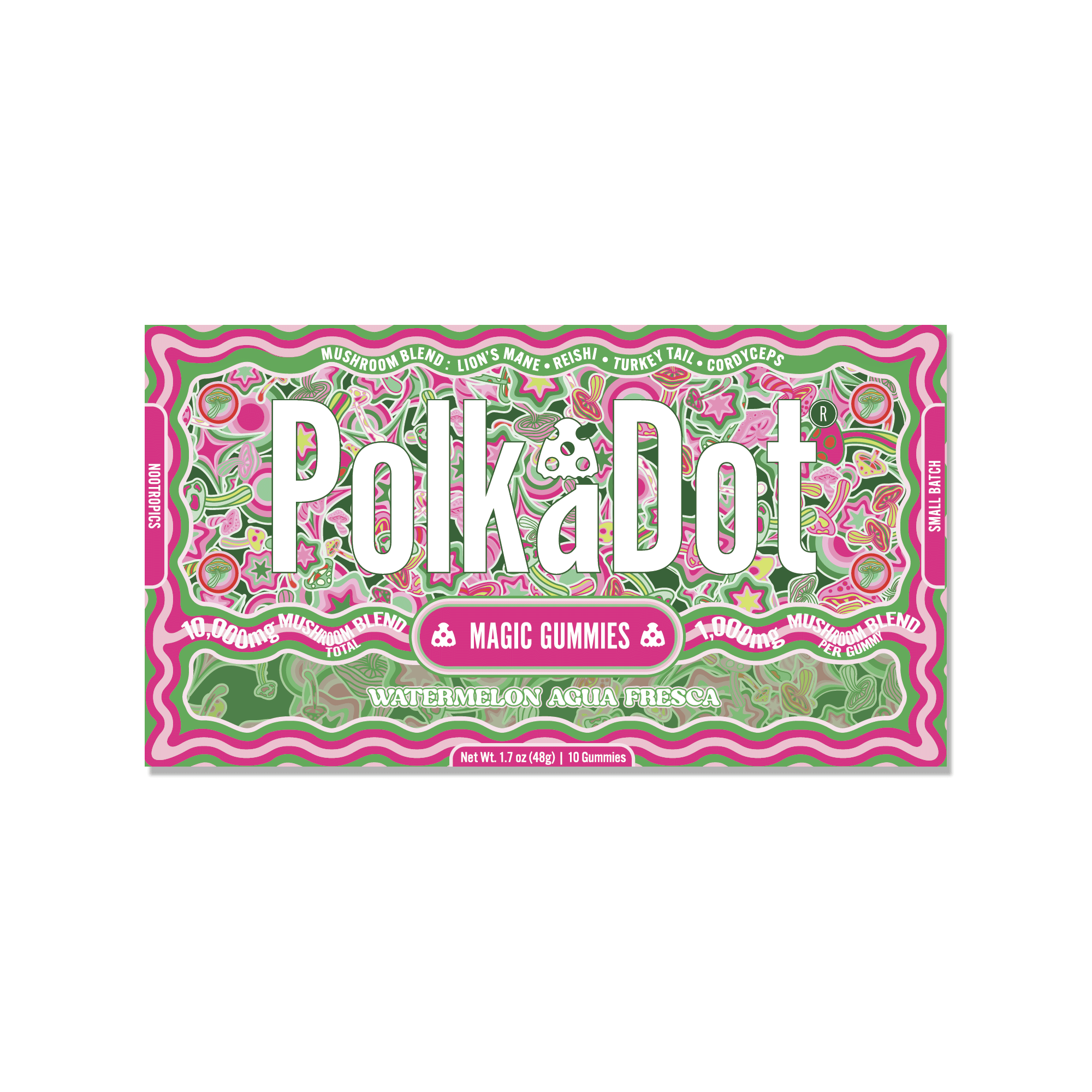 Watermelon Agua Fresca Gummies — organic adaptogen mushroom gummies | PolkaDot™